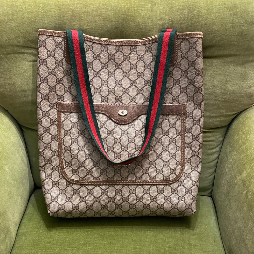 Vintage Gucci Sherry Line Tote-Great Condition